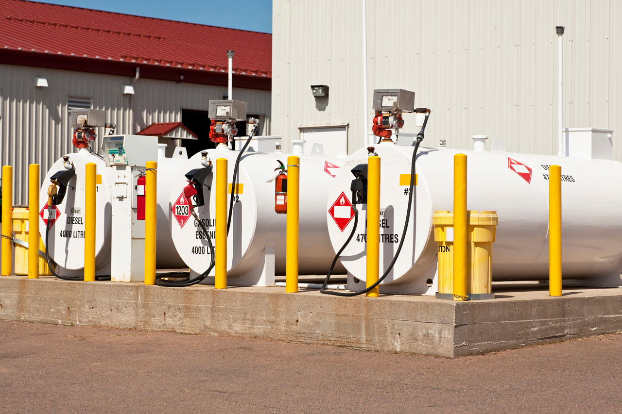 Gas tanks for business or farms